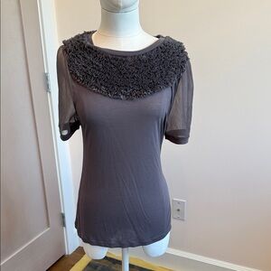 Robbi & Nikki ruffle tee.